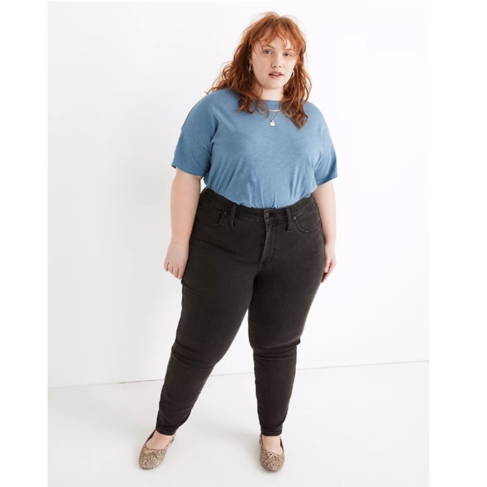Madewell Plus High-Rise Skinny Jeans in Starkey Wash
